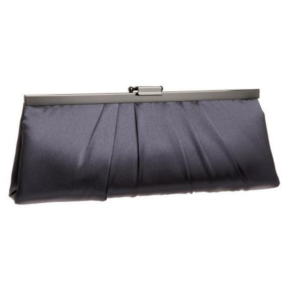 Petit Sac De Soirée Jessica McClintock Or Satin - Pochette Chaîne, Neuf Avec étiquettes